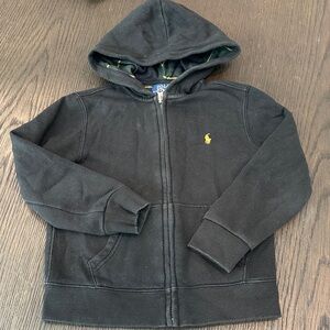 Polo by Ralph Lauren Kids Black Zip-Up Hoodie